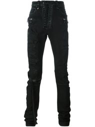 distressed skinny trousers Unravel