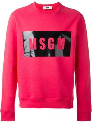толстовка с логотипом MSGM