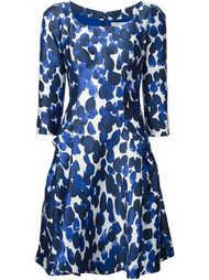 scoop neck printed dress Carolina Herrera
