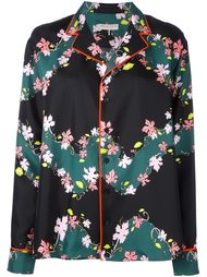 блузка с цветочным принтом   Emilio Pucci