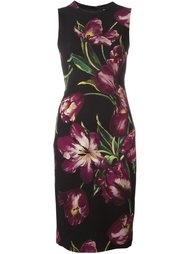 платье с принтом тюльпанов Dolce &amp; Gabbana