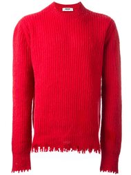 джемпер с бахромой MSGM