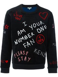толстовка 'I Love You'  Kenzo