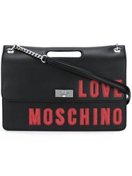 сумка на плечо с логотипом Love Moschino