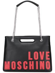 сумка на плечо с логотипом Love Moschino
