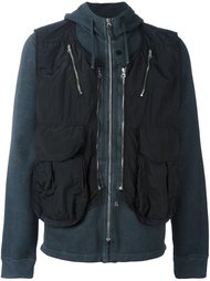 толстовка с капюшоном и жилеткой Stone Island Shadow Project