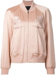 embroidered palm tree bomber jacket Alexander Wang