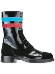 ботинки с контрастными полосками Raf Simons