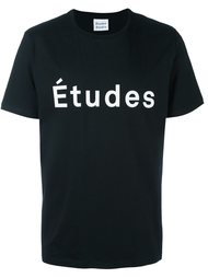 футболка с принтом логотипа   Études Studio