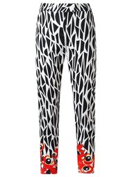 printed straight trousers Isolda