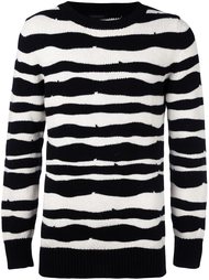 джемпер в полоску Ann Demeulemeester Grise