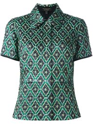 блузка с геометрическим рисунком Burberry