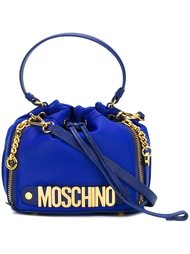 сумка-ведро с логотипом Moschino