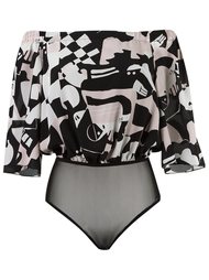 printed bodysuit Andrea Marques