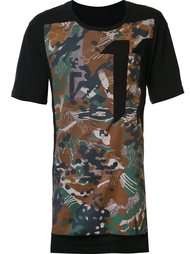 contrast panel T-shirt 11 By Boris Bidjan Saberi