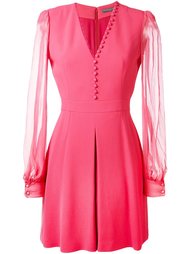 платье с V-образным вырезом Alexander McQueen
