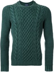 свитер аранской вязки Drumohr