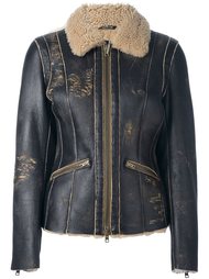 куртка с эффектом потертости Maison Margiela