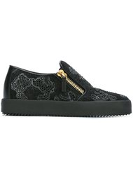 слипоны с Микки Маусами Giuseppe Zanotti Design