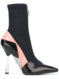 ботинки с панельным дизайном на каблуке Versace