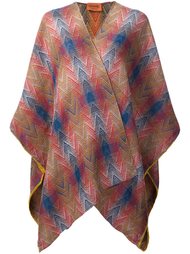 квадратная накидка с узором шеврон Missoni