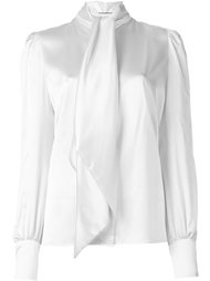 блузка с завязками Saint Laurent