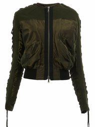 ruched bomber jacket Haider Ackermann