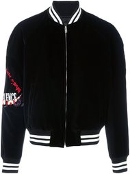 бархатная куртка с вышивкой Maison Margiela