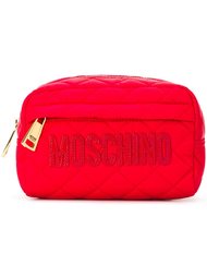 стеганая косметичка Moschino