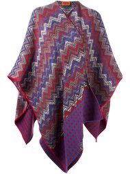 накидка с зигзагообразным узором  Missoni