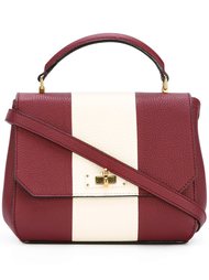 stripe detail small tote Bally