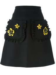 юбка с цветочной аппликацией I'M Isola Marras