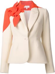 floral embellished fitted blazer Delpozo
