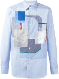 рубашка с лоскутными панелями Junya Watanabe Comme Des Garçons Man