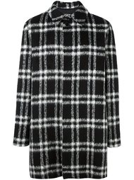 клетчатое полупальто MSGM