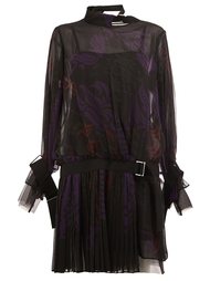 buckled strap mini dress Sacai