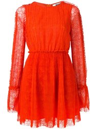 плиссированное платье мини MSGM