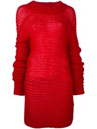ribbed scarf detail dress A.F.Vandevorst