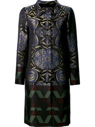 однобортное пальто  Etro