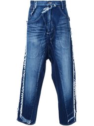 джинсы с заниженным шаговым швом Mihara Yasuhiro
