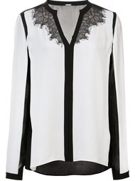colour block blouse  Elie Tahari