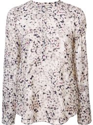 floral print longsleeved blouse Rebecca Taylor