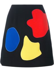 patched a-line skirt Peter Jensen