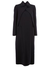 concealed fastening coat Maison Rabih Kayrouz