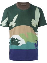 футболка с принтом-пейзажем Etro