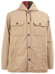 buttoned hooded coat Herno