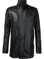 zip up leather jacket Julius