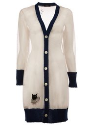 sheer mid-length cardigan Undercover