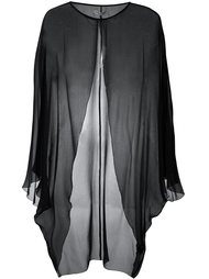 прозрачный пиджак для вечернего выхода Halston Heritage