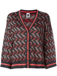 трикотажный кардиган с зигзагообразным узором M Missoni